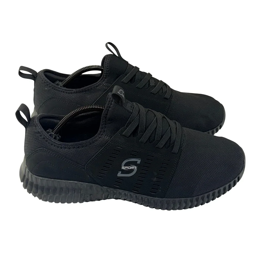 Skechers S Sport Brennen 2.0‎ Sneaker Men 11 Black Relaxed Fit Casual Athletic